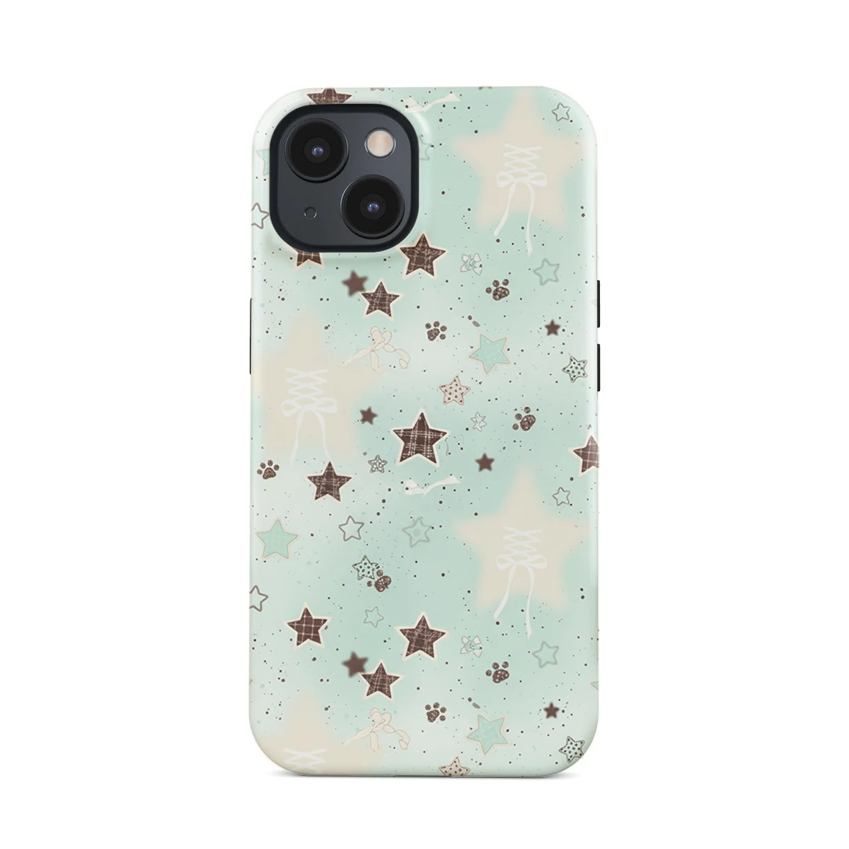 

Light blue star Phone Case For IPHONE 17 16 15PRO MAX 14 13 12 11 Acrylic TPU Two in one Magnetic Phone Cases