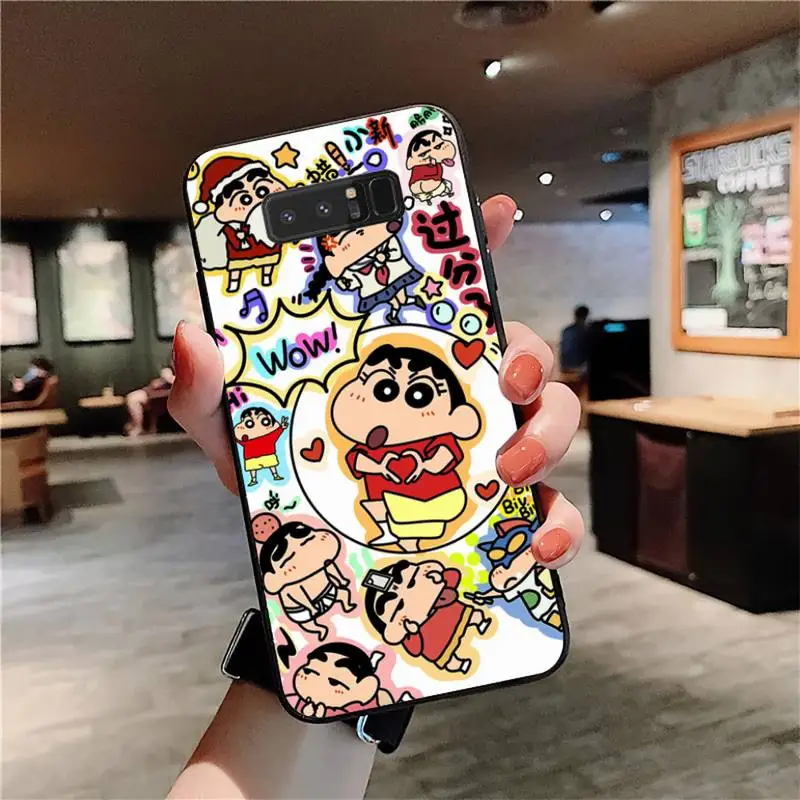 Crayon S-ShinS-C-ChanS Phone Case For Samsung Note 8 9 10 20 pro plus lite M 10 11 20 30 21 31 51 A 21 22 42 02 03