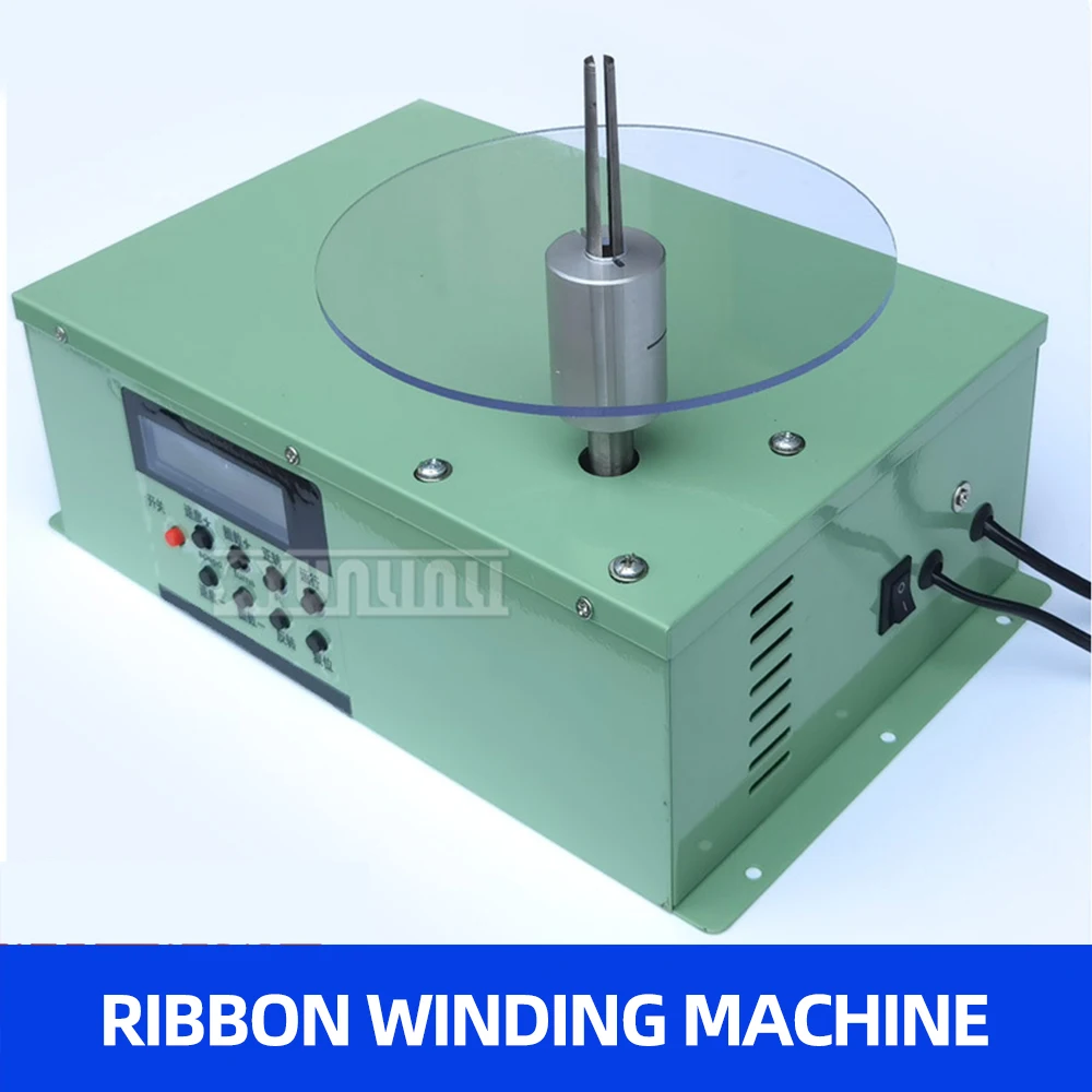 

110V 220V Electric Ribbon Winding Machine Textile Tape Lace Rolling Machine Wire Rewinding Machine