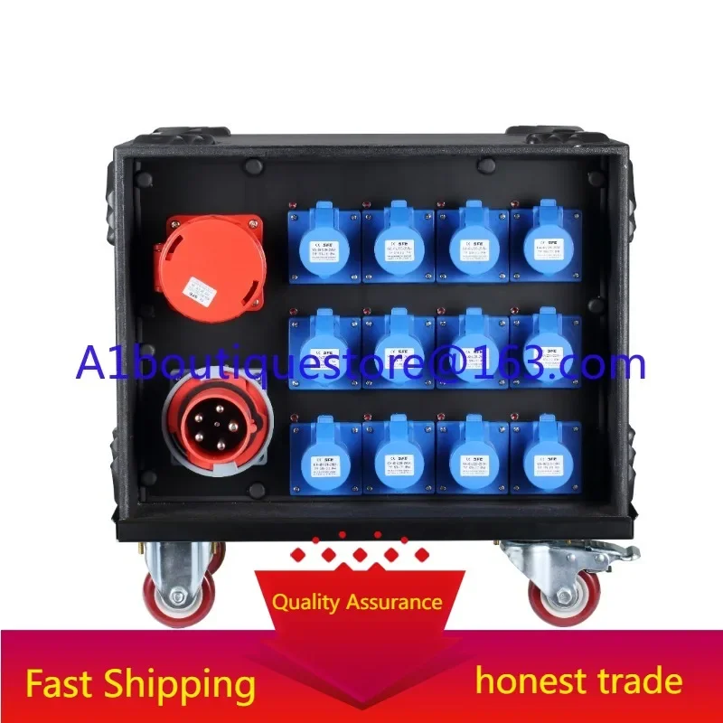 Waterproof 380V Audio Lighting Power Distro Box Equipment 63A 3 Phase CEE Power supply  Electrical Box