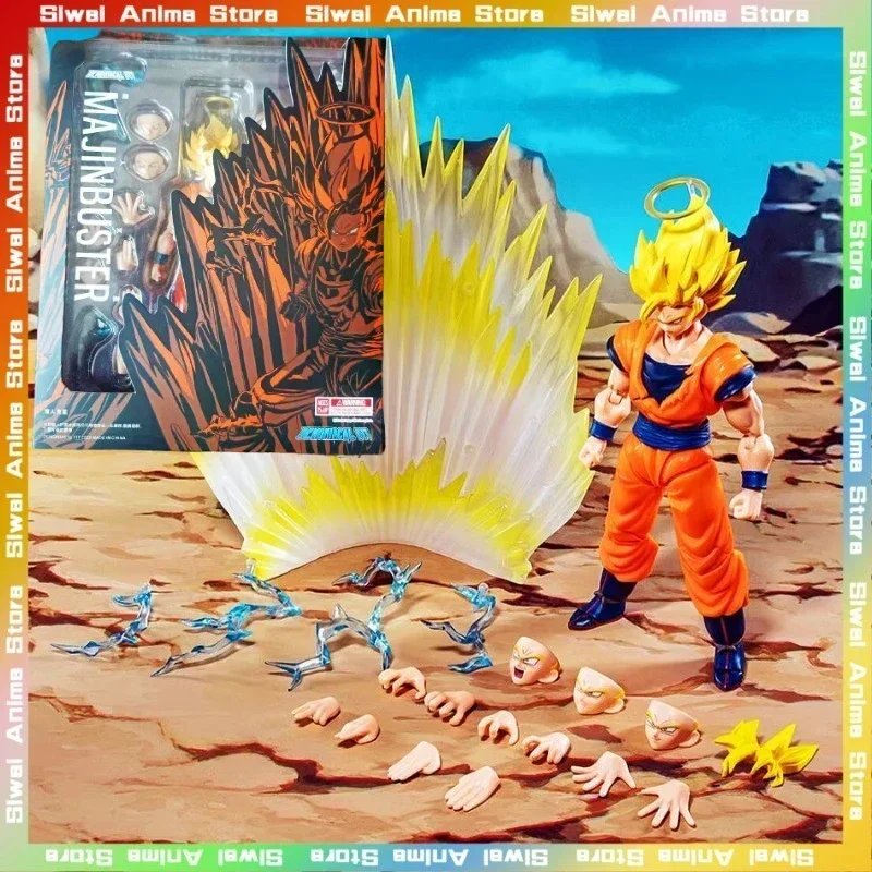 

Demoniacal Fit S.H.Figuarts Super Saiyan 2 Goku Demon Buster Action Figure Model Toys Anime Dragon Ball Collection Birthday Gift