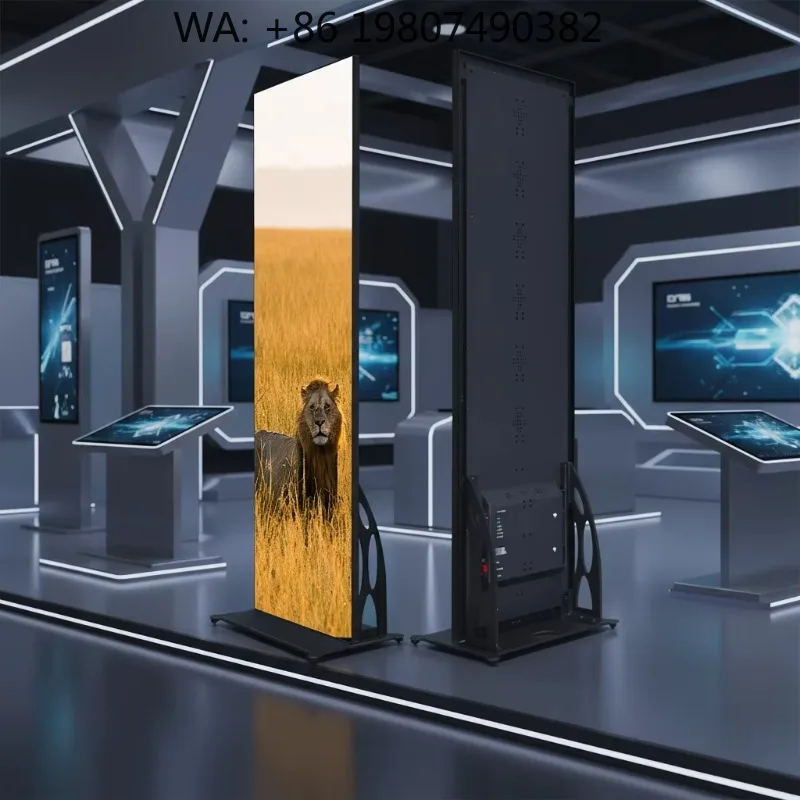 P2.5 High Resolution Full Color Foldable LED Video Wall Screen Ultra High Brightness Indoor Commercial Advertising Poster for Bu
