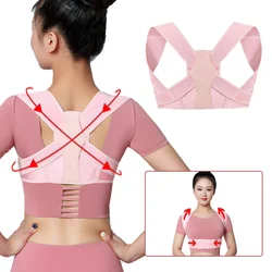 Posture Corrector for Women and Men Adjustable Upper Back Brace Shoulder Lumbar Support Belt Corset Posture Correction