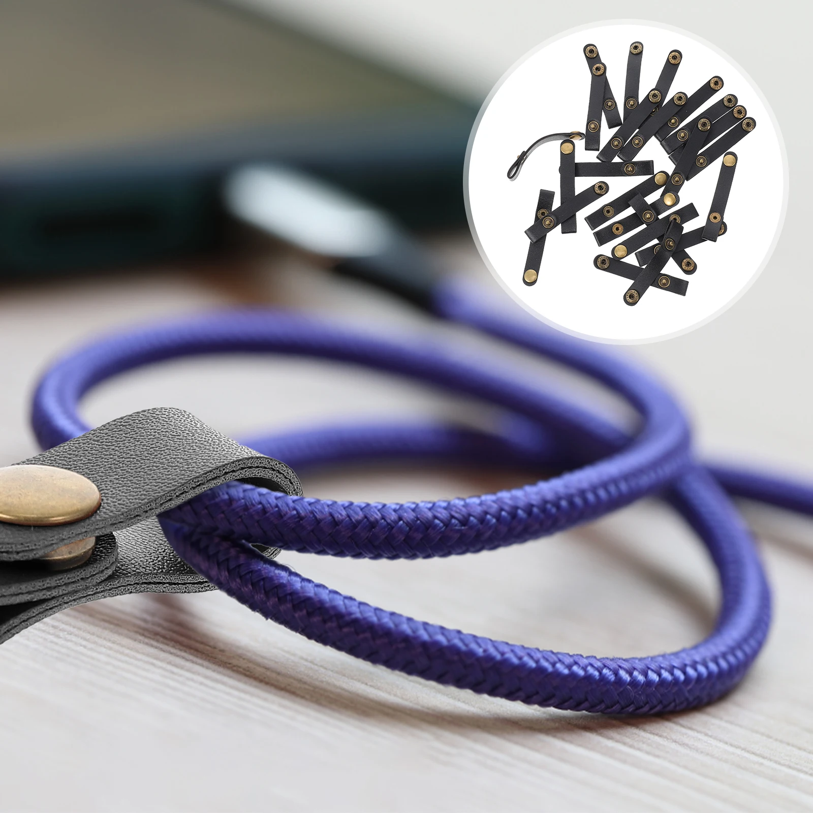 

Pcs Cable Winders Multipurpose Headphone Cable Organizer Faux Data Wire Holder Buckle Cord Clip Usb Earphone