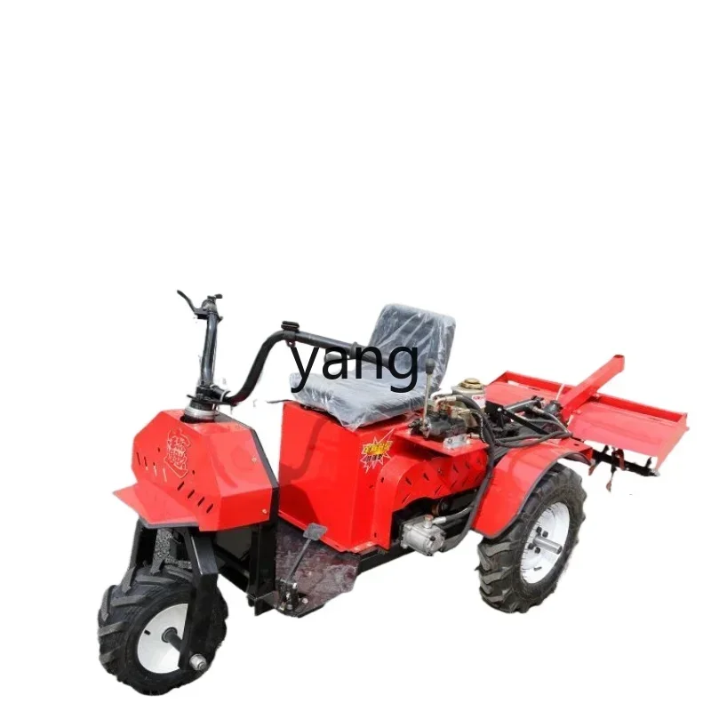 LTT new ride-on micro-tiller small agricultural elderly tiller ditching