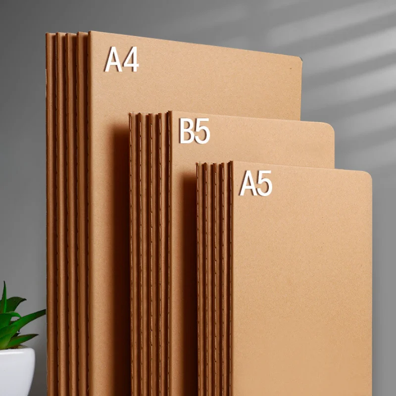 

1 шт., блокнот из крафт-бумаги, A4A5B5