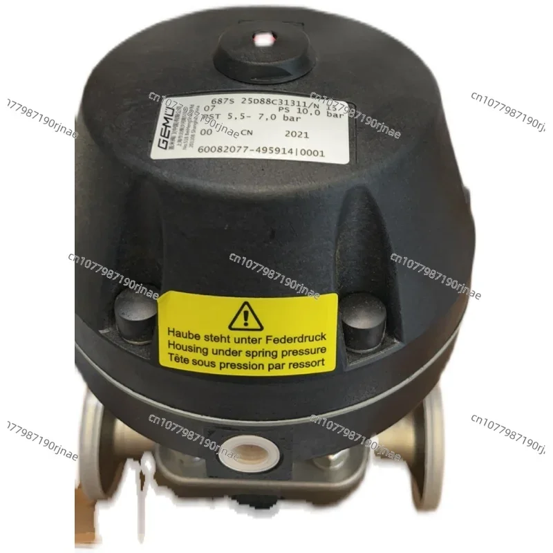 GEMU Diaphragm Chuck Pneumatic Valve 68725D88C31311/N for Pharmaceutical Cleaning Machines.