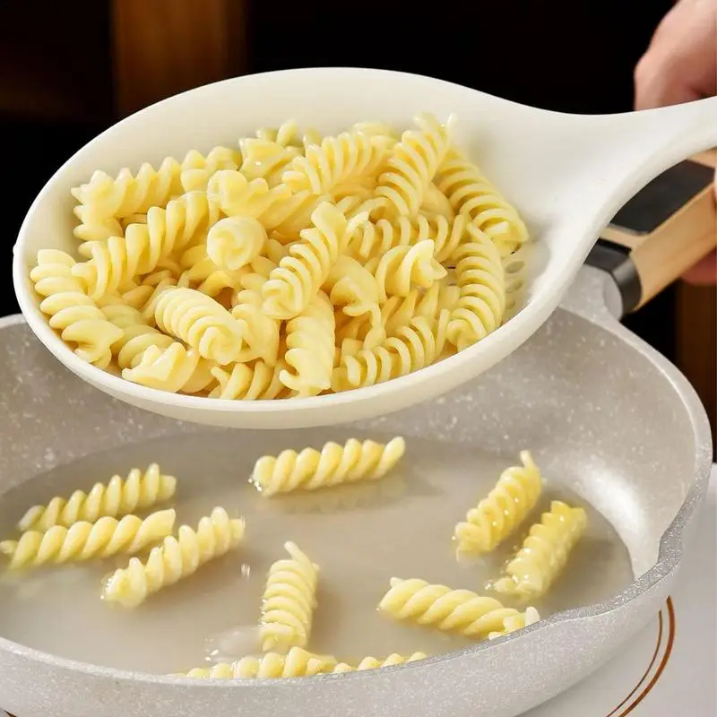 Kitchen Draining Strainer Spoon Skimmer Spoon Strainer Scoop Colander Pasta Strainer Cooking Utensils Large Strainer Spoon Long