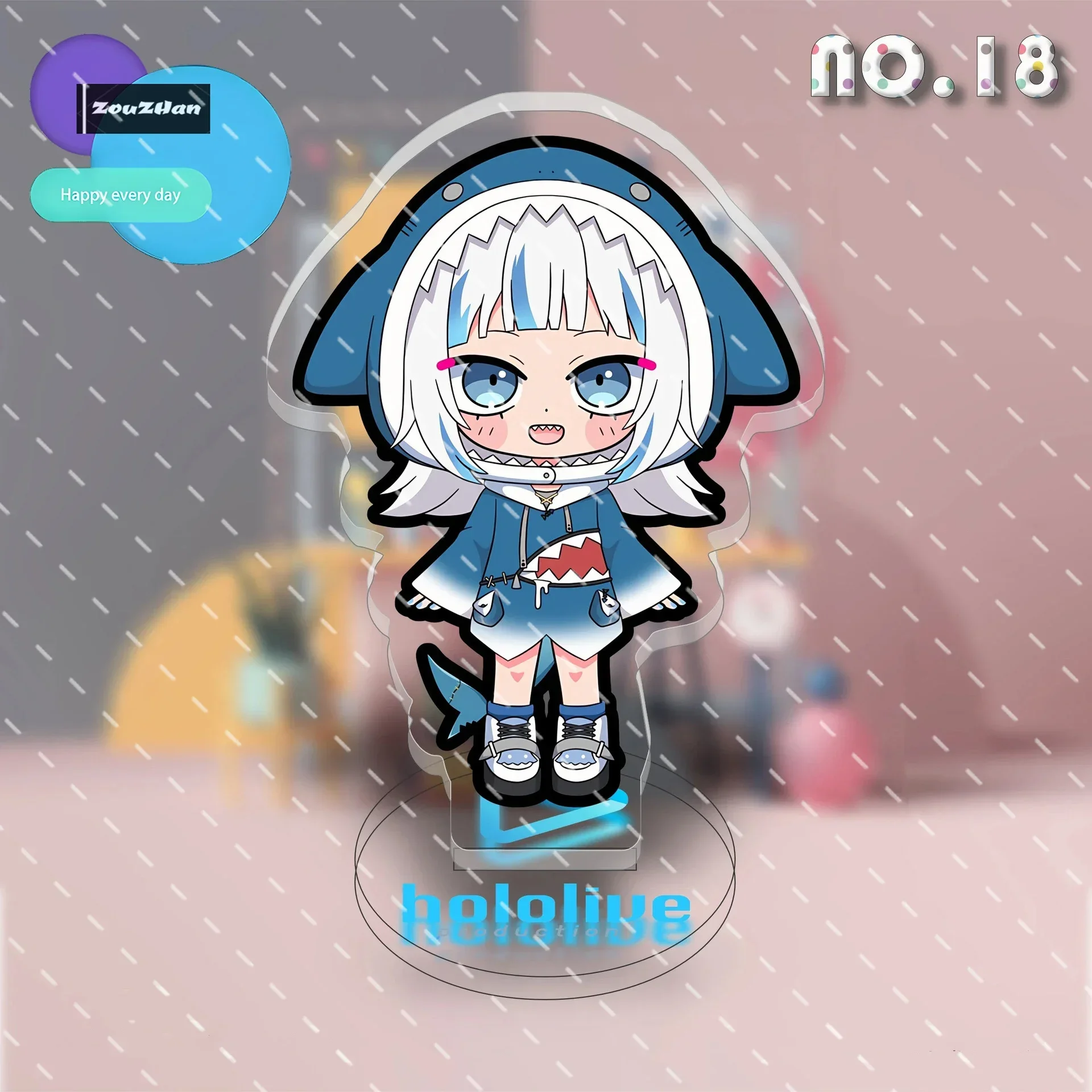 Japan Anime Hololive Acrylic Figure Stand Model, Usada, Pekora, Rushia, Hosimati, Cartoon Pendant, Keychain, Desk Decor, Gift