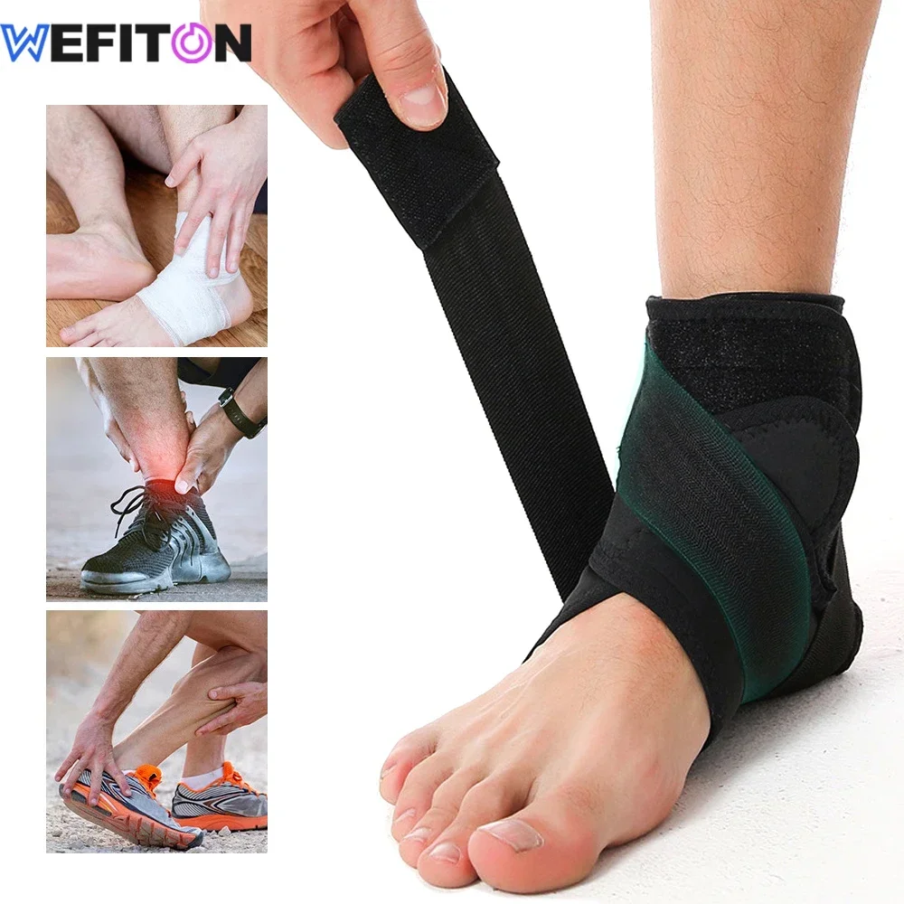 1PCS Ankle Support Brace For Men Women - Adjustable Compression Sleeve Strap Wrap,Arthritis,Sports - Breathable Neoprene Brace