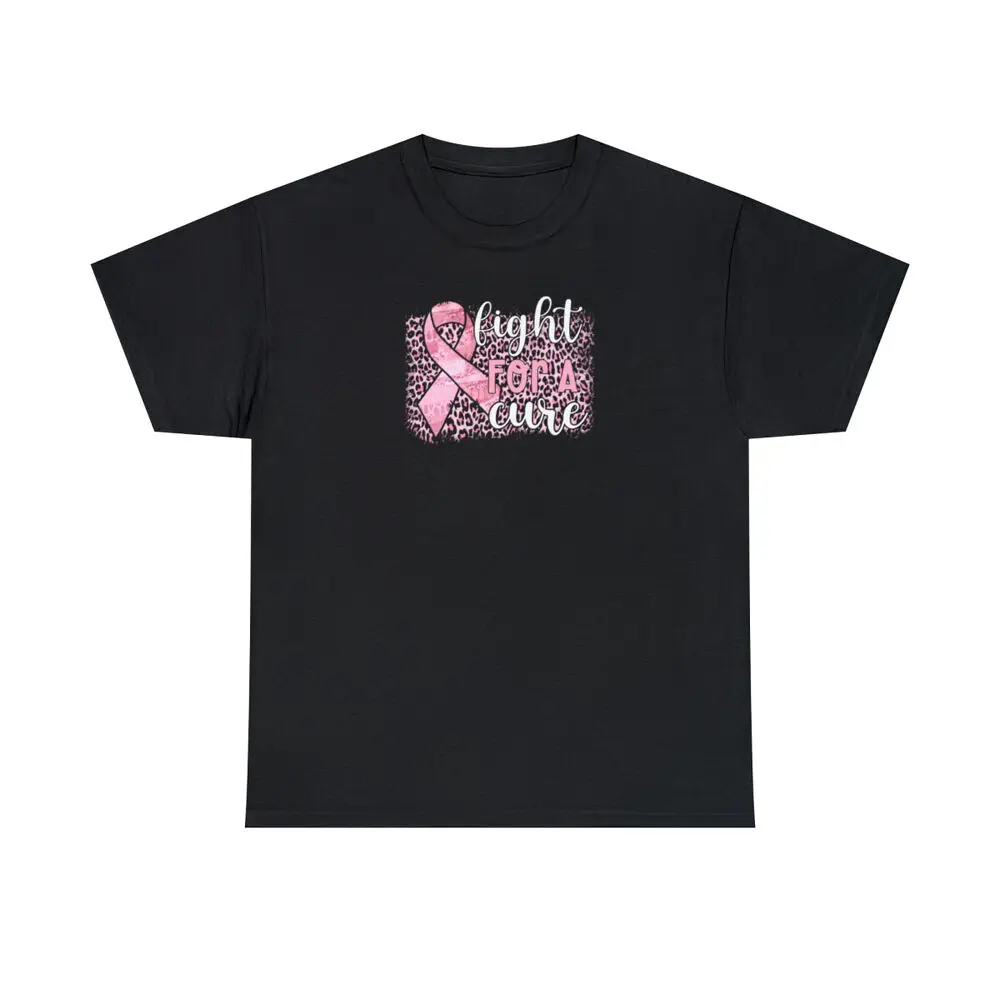 Breast Cancer Awareness Fight For a Cure Cotton T Shirt