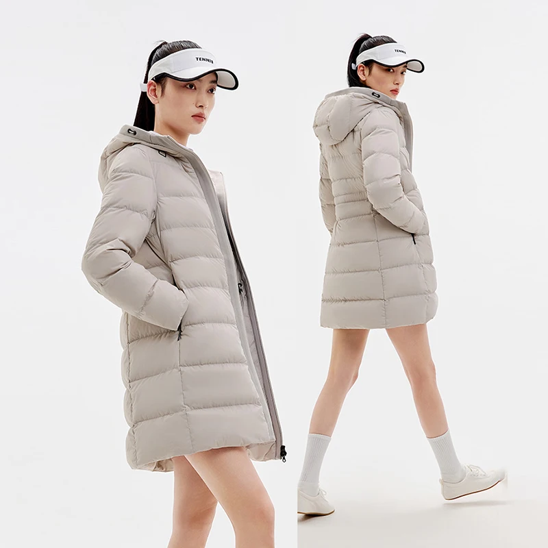 Chericomขนาดกลางยาวผู้หญิงฤดูหนาวลงเสื้อ 2024 คุณภาพCloudเช่นHooded Slim Puffer Coatsใหม่Lady Warm Jacket 289016