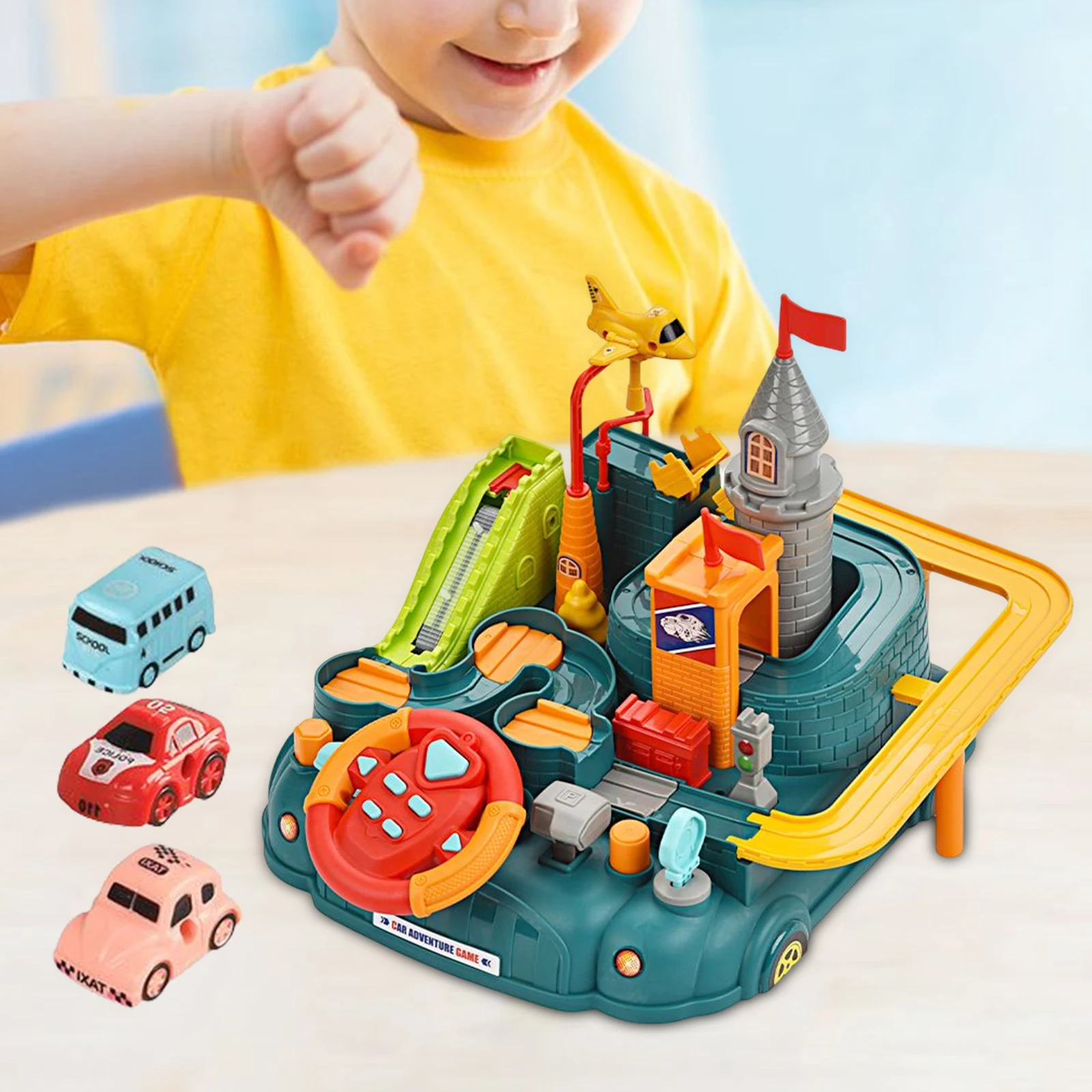 2023 New Educational Brain Game Adventure Breakthrough Vehicle Play Sets 6 Settings Toys For Early Education Development Toy