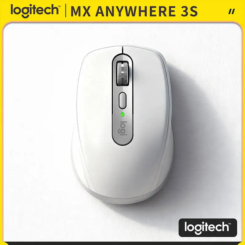 

Компактная мышь Logitech MX Anywhere 3S, эргономичный дизайн, перезаряжаемая, с быстрым прокруткой для портативных ПК Mac