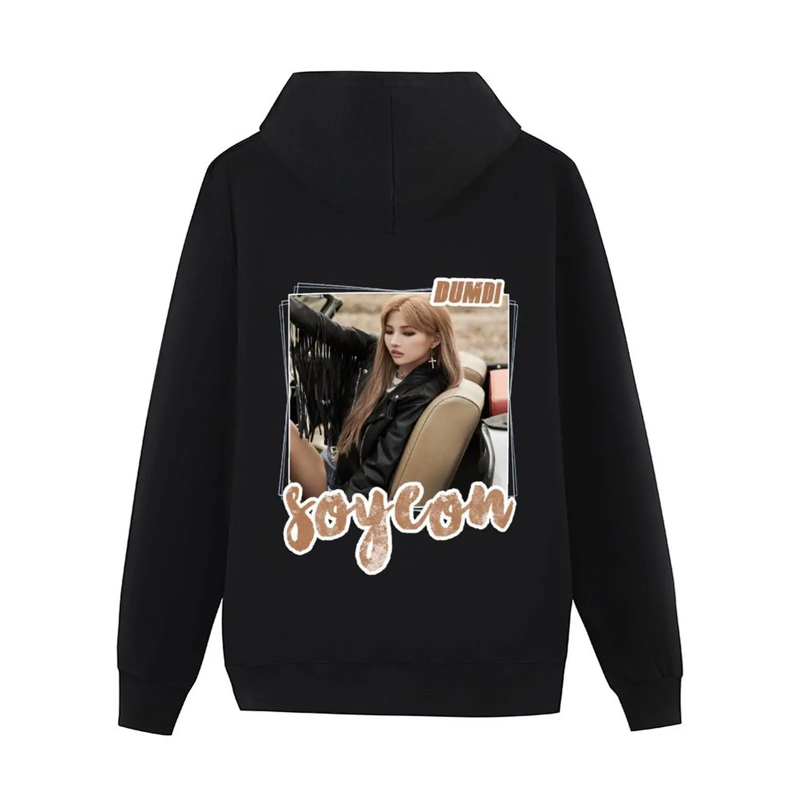 Gidle - بلوزة Soyeon Hoodie معطف رجالي ملابس شتوية خريف جديد في هوديس وبلوزات