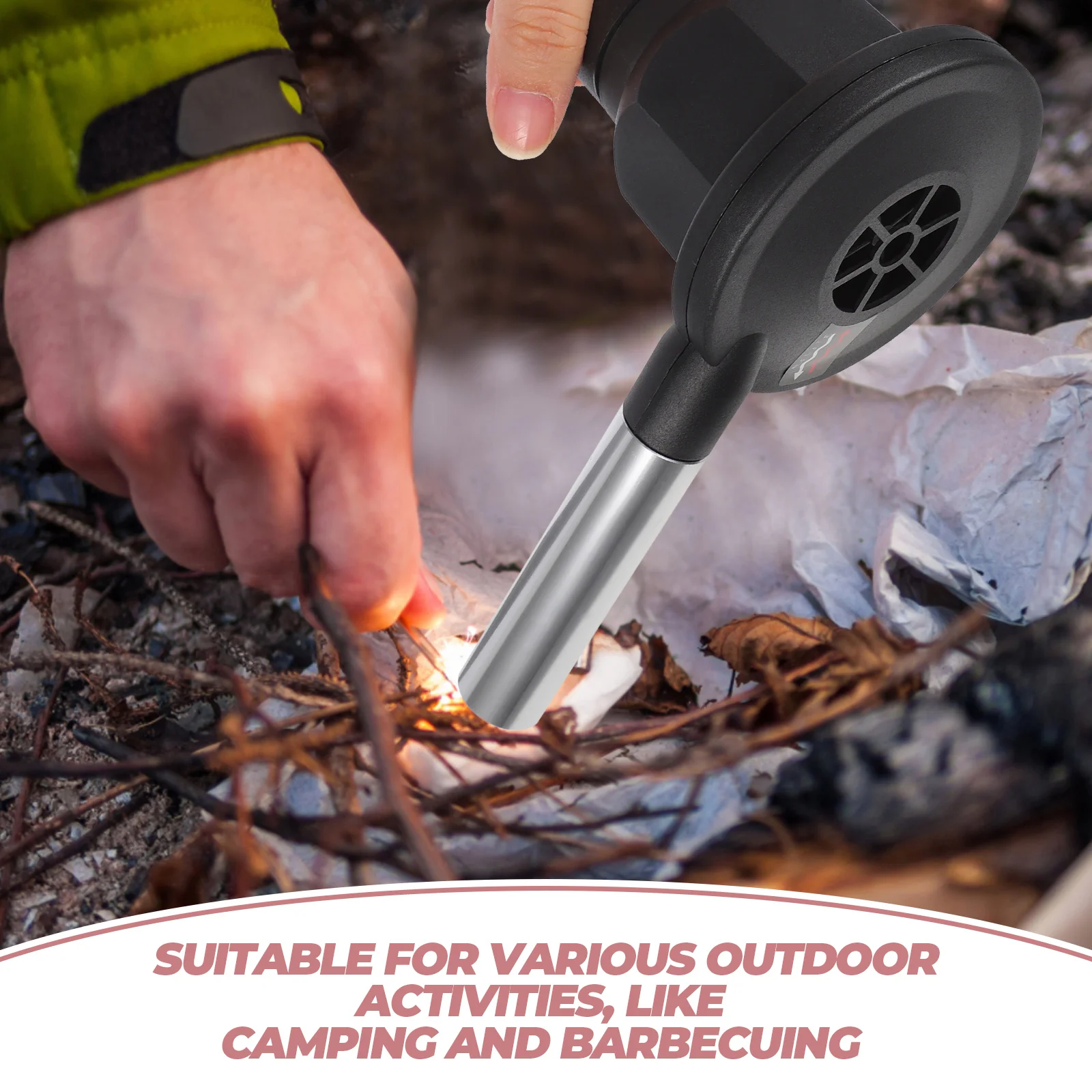 

Portable For Grill Camping Outdoor Cooking Lightweight Mini Fire Quick Ignition Efficient Flame Starter Fireplace Wood Stove