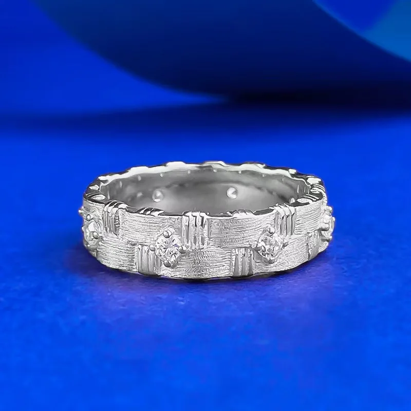 

Высококачественные ювелирные изделия из стерлингового серебра 925 пробы, итальянская техника рисования проволоки, женское обручальное кольцо