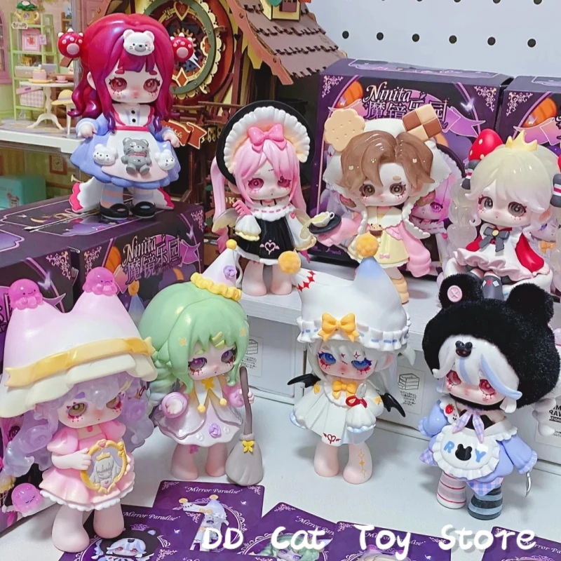 

New Original Ninita V1 Mirror Paradise Series Blind Box Kawaii Action Figure Desk Decor Ornament Surprise Box Birthday Gift