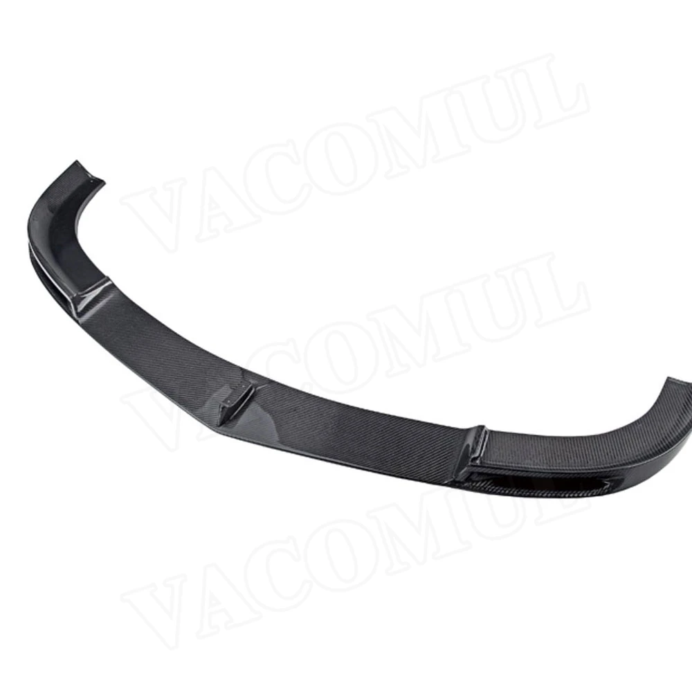 VACOMUL Carbon Fiber Front Lip Spoiler Für Mercedes Benz CLS Klasse W218 CLS63 AMG 2012-2015 V Stil auto Stoßstange Kinn Schutz FRP