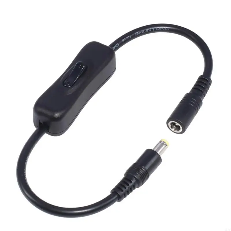 462E 30cm Male to Female 5.5x2.5mm Plug Power Adapter Cable Extension Cord 5.5x2.1mm Power Supply Wire Line 18AWG