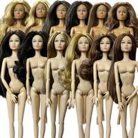 1/6 PP Face Mold Super Model Doll Figures FR Beige Dark Brown Skin Tone Joints Movable Solid Doll 30cm Doll Kids Birthday Gift
