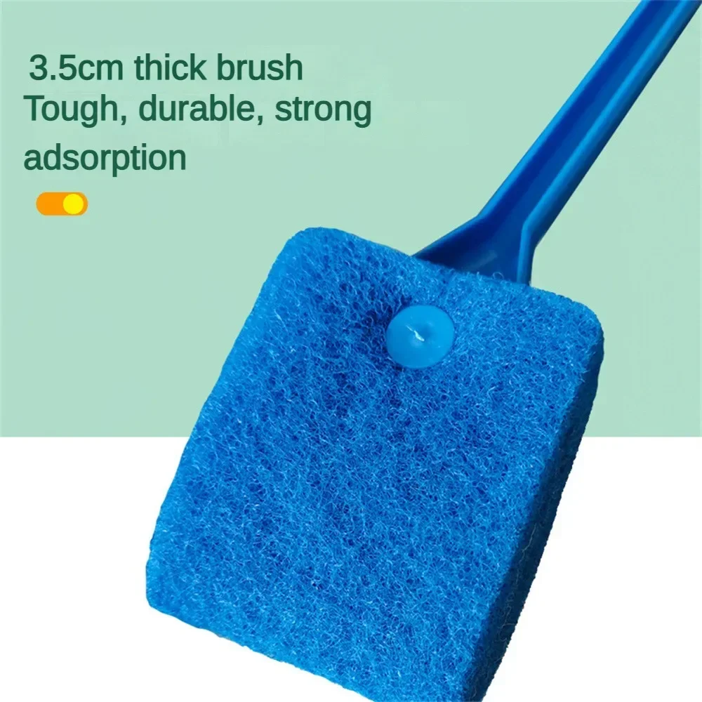 Fish Tank Cleaning Brush Cleaning Kit Household Aquarium Window Glass Algae Fish Tank Glass Brush Fish Tank Brush