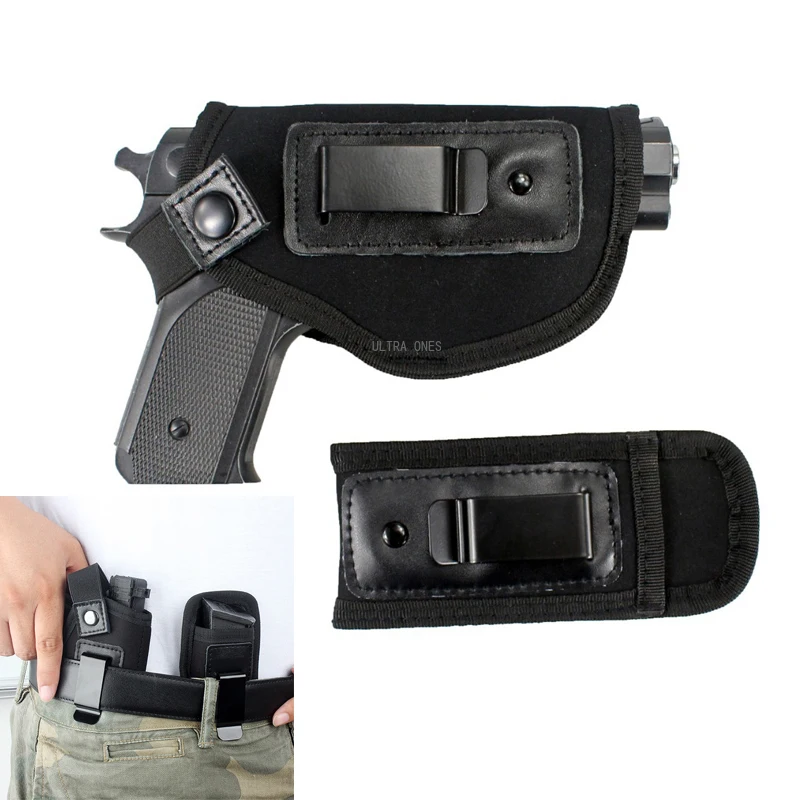 

Tactical Concealed Carry Gun Holster Hunting Waistband Pistols Case Single Magazine Pouch for 9mm Glock