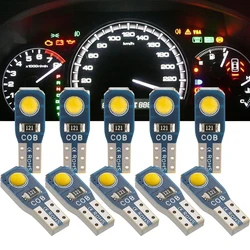 10x Convex Bead T5 LED Light Bulbs 2SMD Sourse For Car Indicator Dashboard Gauge Instrument Lamp Auto Motorcycle Replacement 12V
