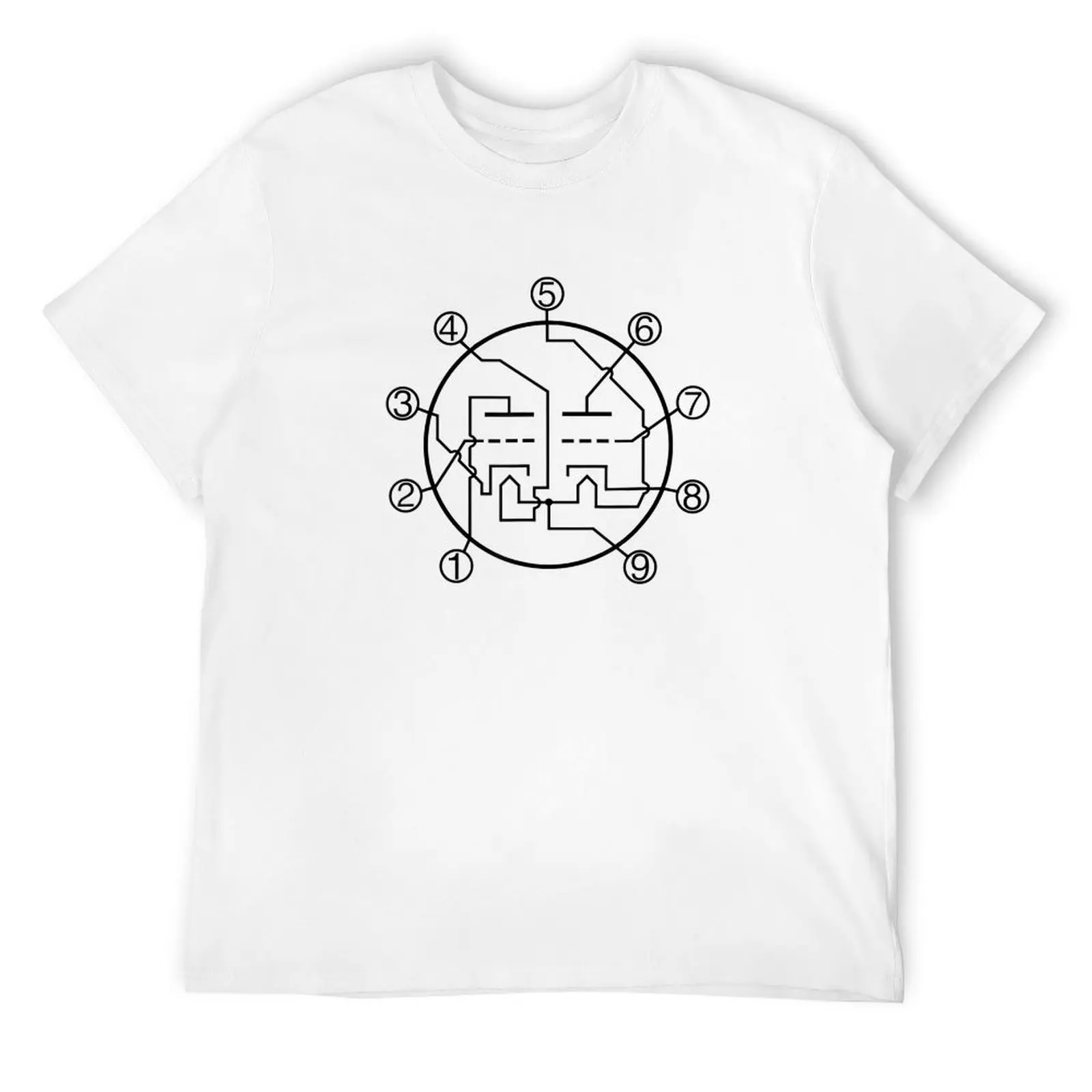 

12AX7 ECC83 Vacuum Tube Pin Layout Amplifier Guitar Bass Amp T-Shirt anime stuff boys whites customs mens graphic t-shirts pack