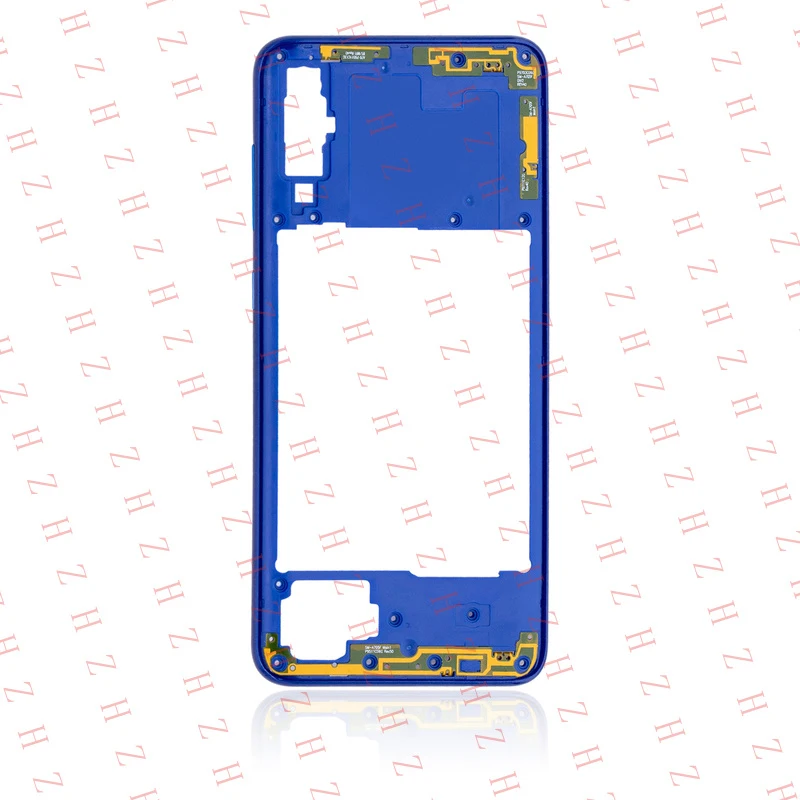 U+ Replacement Mid-Frame Housing Compatible For Samsung Galaxy A70 (Blue)