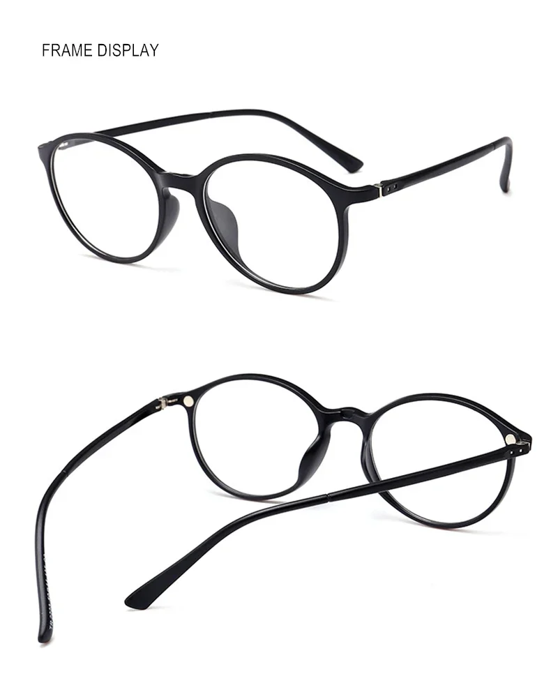 Magnet Clip Sonnenbrillen Und Brillen Set Myopie-0,5 Zu-10 Männer Frauen Mode Runde Rahmen Kurzsichtig Brille f232 – Detail 17