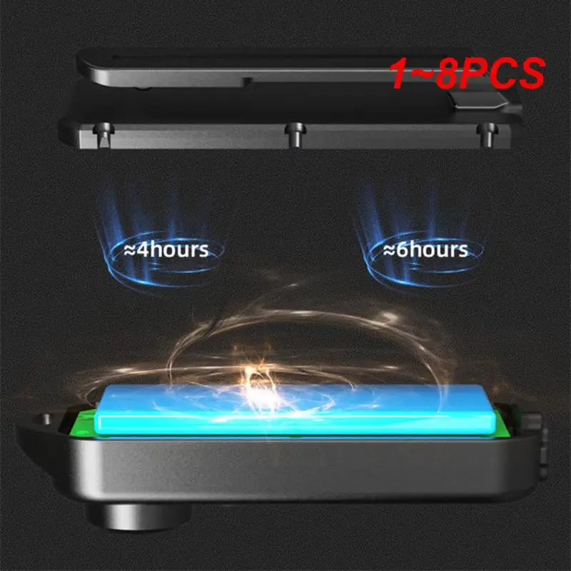 

1 ~ 8 шт., красно-синяя полицейская лампа на плечо с зажимом, USB Type-C, перезаряжаемый задний фонарь для шлема, фонарик, брелок