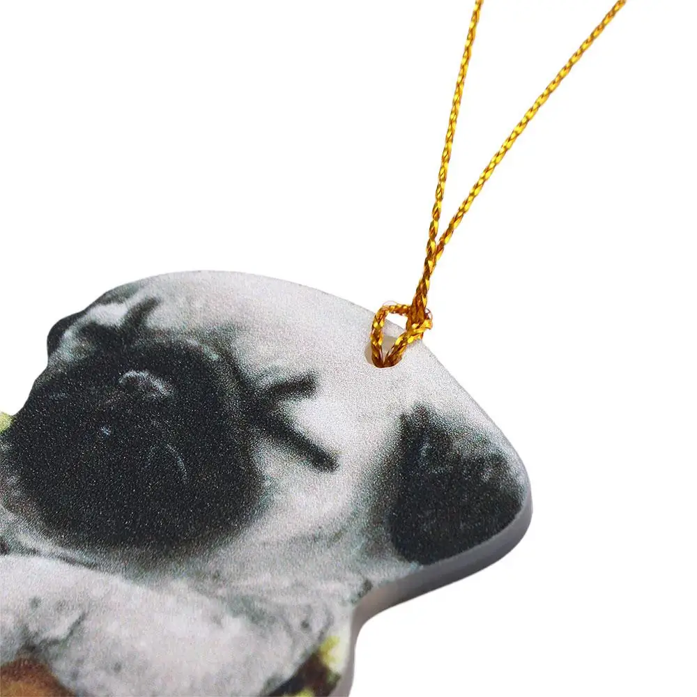 Kitten Dog Rearview Mirror Simulation Model Cat Car Pendant Car Acrylic Pendant Car Hanging Ornament Animal Acrylic Pendant