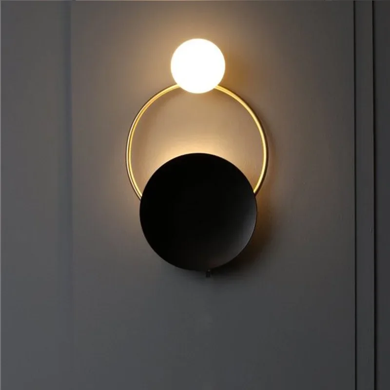 Stickers Design Nordic Apply Led Wall Lamp Mirror The Wall for Dressing Table Bedside Bathroom Lighting Home Decor Indoor Sconce