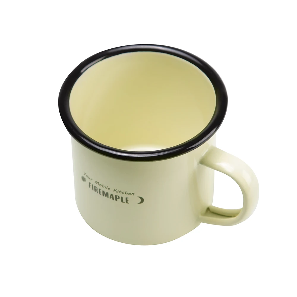 Fire-Maple tazza smaltata corallo tazze da caffè al latte campeggio escursionismo tazze manico attrezzatura da campeggio escursionismo bicchieri 350ML