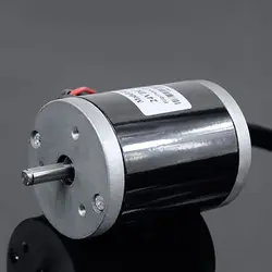 24V 150W 7000rpm High Torque DC Motor Low Noise Dual Ball Bearings Carbon Brush Motor for Mini Bead Lathe Machine Shaft Dia 8mm