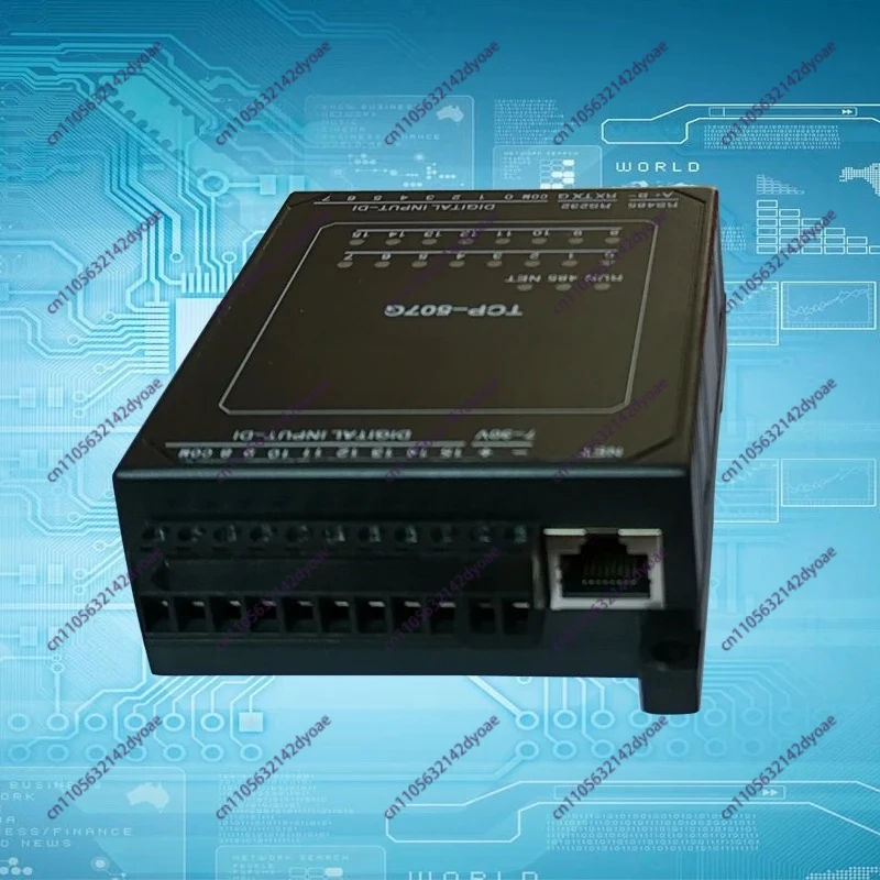 8 analog inputs，RJ45 Ethernet module with RS485 232 interface MODBUS TCPIP protocol,