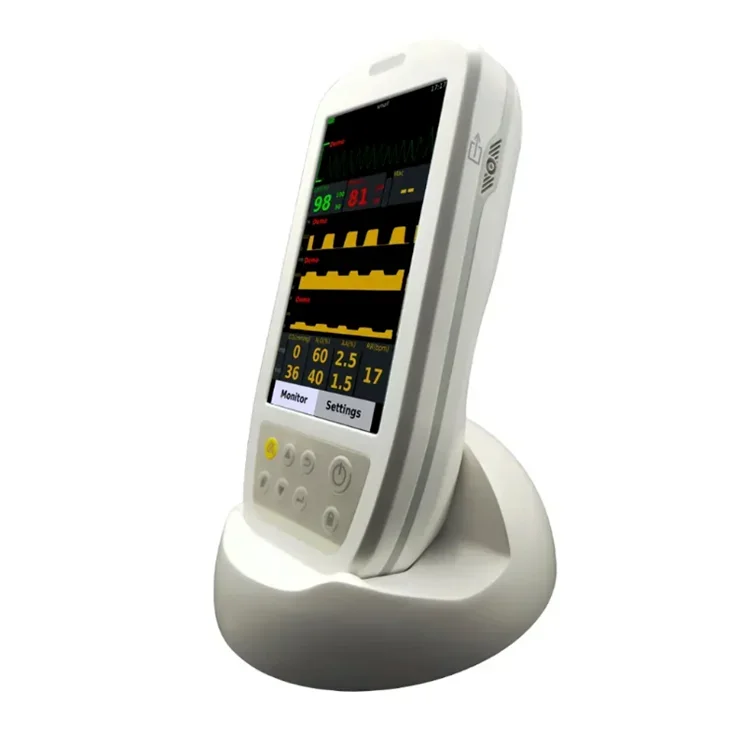 DERRY Portable Handheld EtCO2 Veterinary Anesthesia Monitor Multi-gas Anesthesia Sensor Capnograph Monitor - Image 3