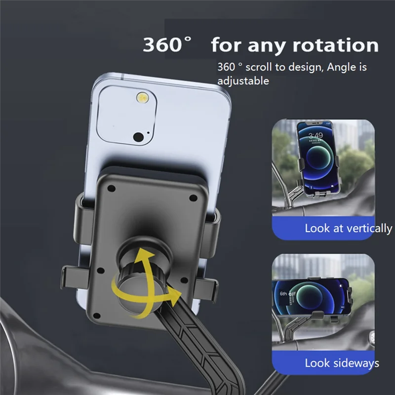 

AASS-для MT56 мотоциклетное крепление, новый держатель для телефона на мотоцикле, велосипедный навигационный кронштейн, держатель для телефона на заднем зеркале