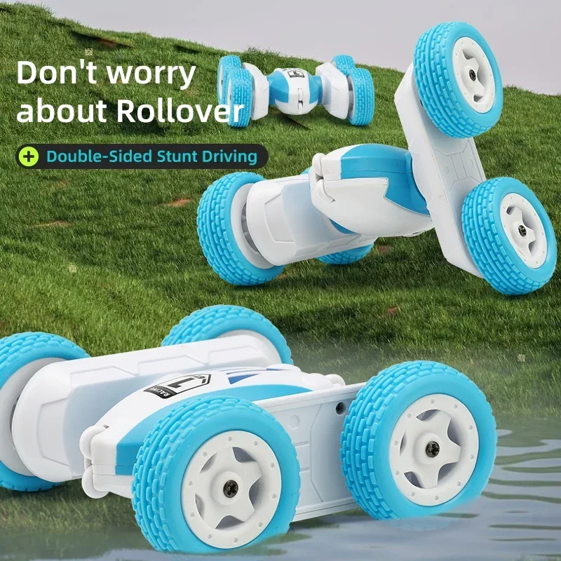 Najnowszy Mini dwustronny samochód kaskaderski zdalnie sterowany GT1 2.4G pilot zdalnie sterowany samochód zabawki elektroniczne na prezent dla