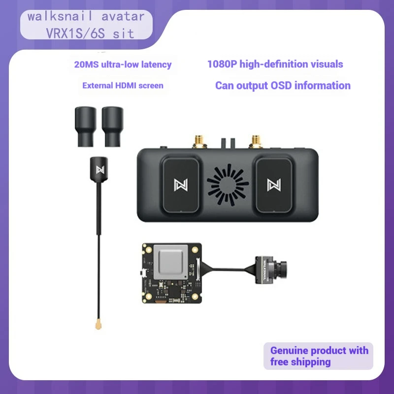 

walksnail avatar VRX 1S/6S Package 1080P High definition FPV receiver Digital image transmission Suitable for FPV low latency