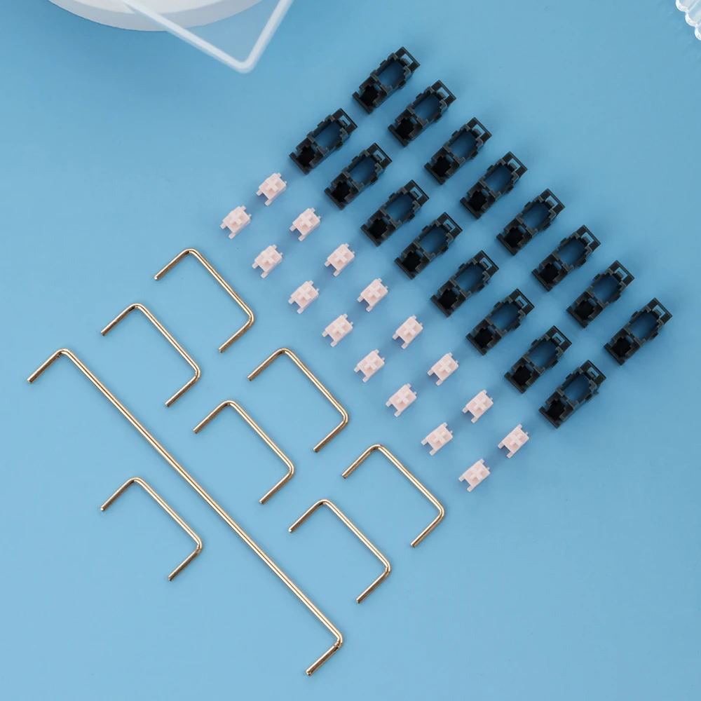 

Steel Plate Stabilizers For Mechanical Keyboard MX Switch Mounted 2u 6.25u 7u Satellite Shaft