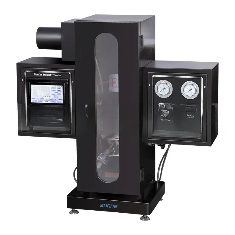 مواد البناء اختبار كثافة الدخان التحكم المزدوج شاشة تعمل باللمس مواد البناء الاحتراق الصف تحلل كثافة الدخان #1