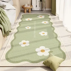 Crystal velvet carpet small fresh home bedroom girl room dirt resistant bed blanket absorbent non-slip long blanket care water