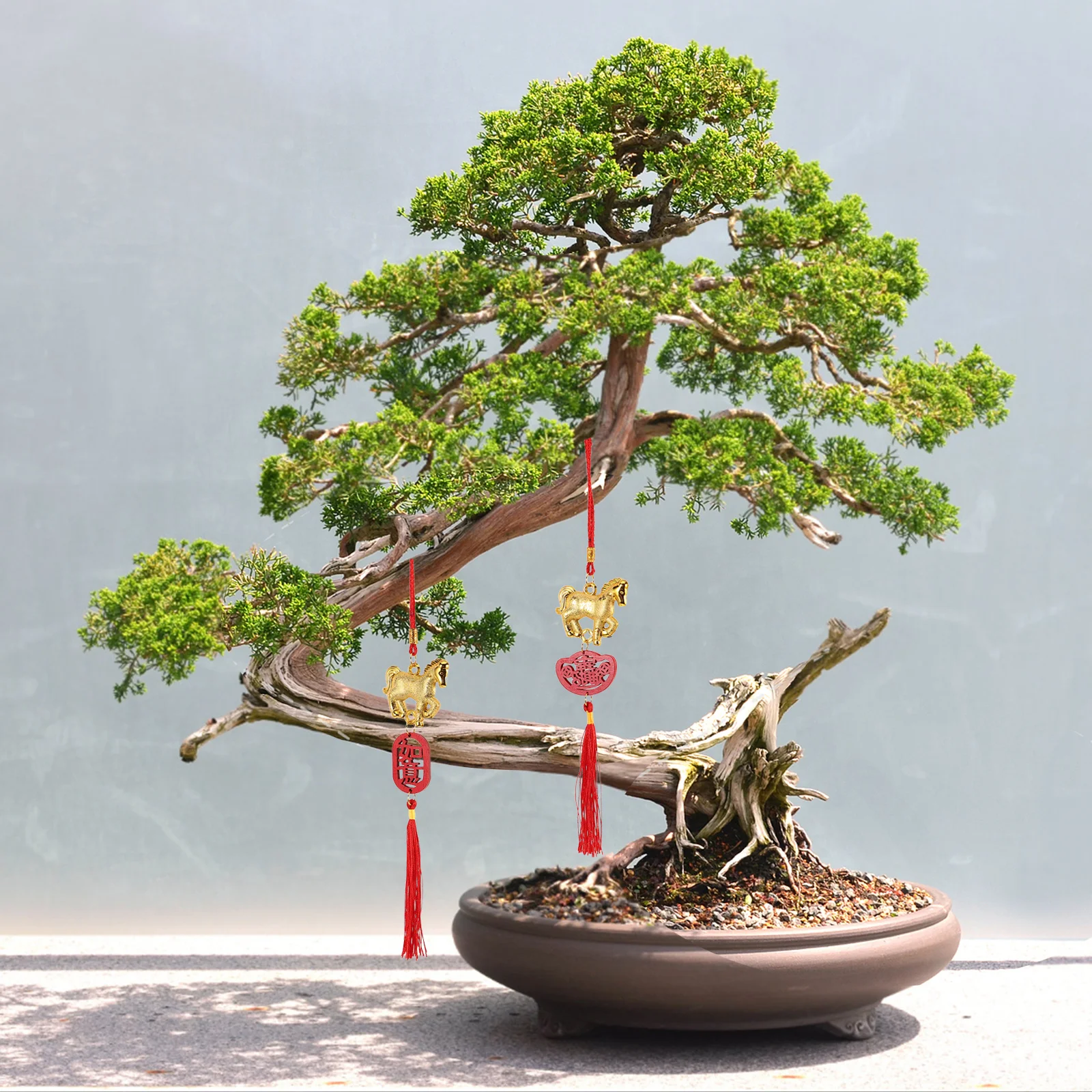 6 قطعة السنة الصينية الجديدة زودياك الحصان المعلقات مهرجان الربيع الديكور السنة القمرية الجديدة زخرفة الازدهار السحر #3