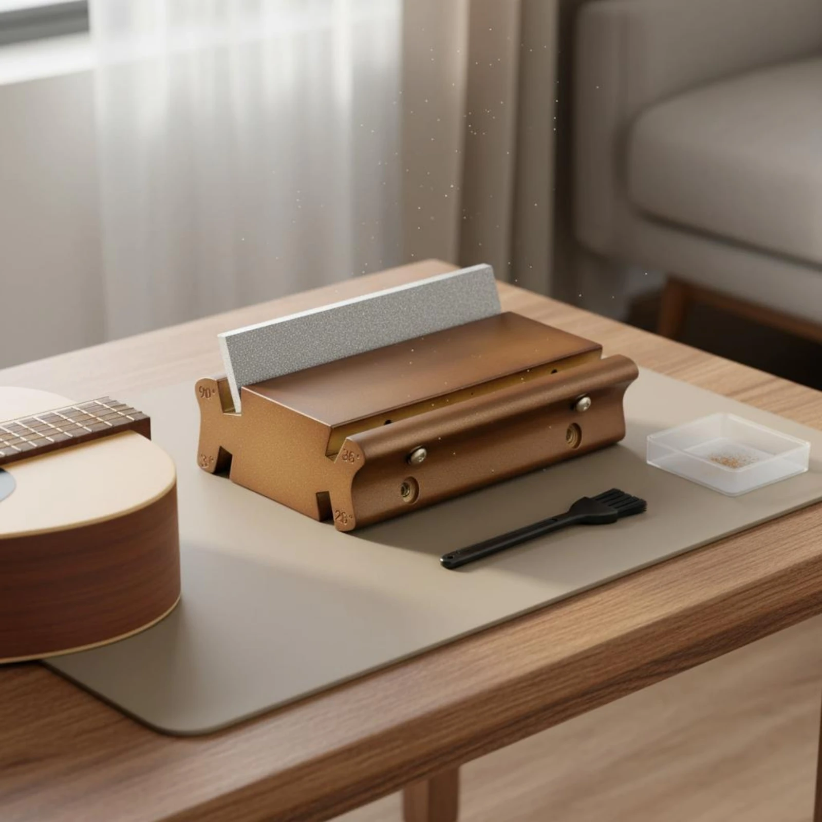 Guitar Fret End Dressing File Easy Installation Fret Beveling File Musical Instrument Accessory for DIY Hobbyists