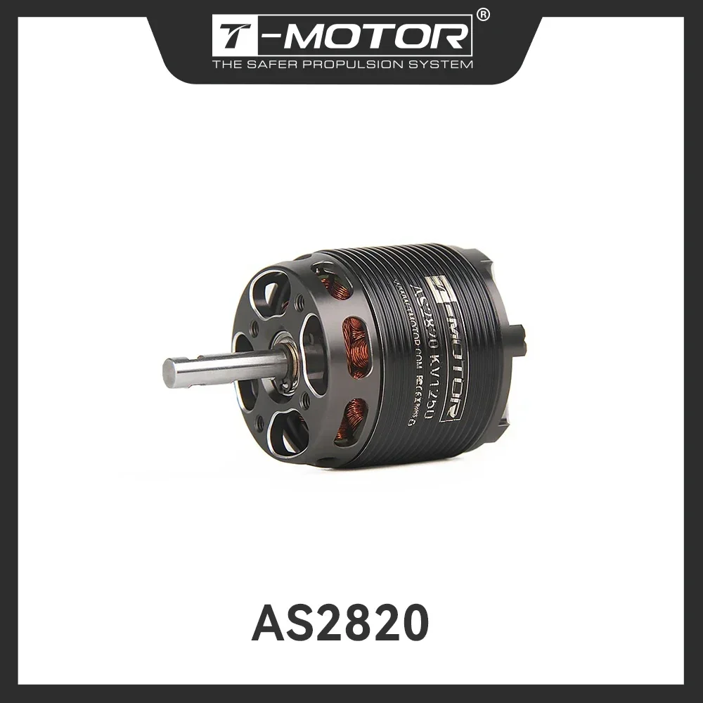 

T-MOTOR AS2820 KV600 KV880 KV1050 KV1250 Brushless Motor Long Shaft 3-4S Voltage3D For RC Trainer Airplane Drone