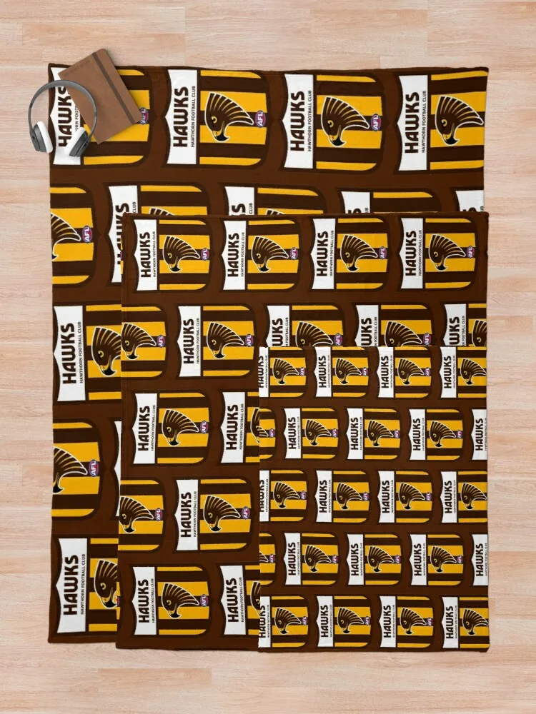 Hawks Hawthorn Club Throw Blanket Extra Large Throw Blanket