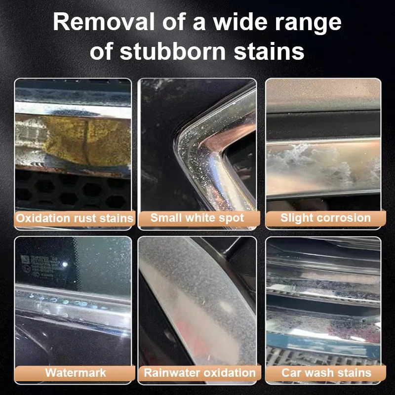 SEAMETAL Car Chrome Plate Retreading Agent 100ml Rust Remover Restore Cleaner Portable Car Rust Removal Chrome Renovation Care