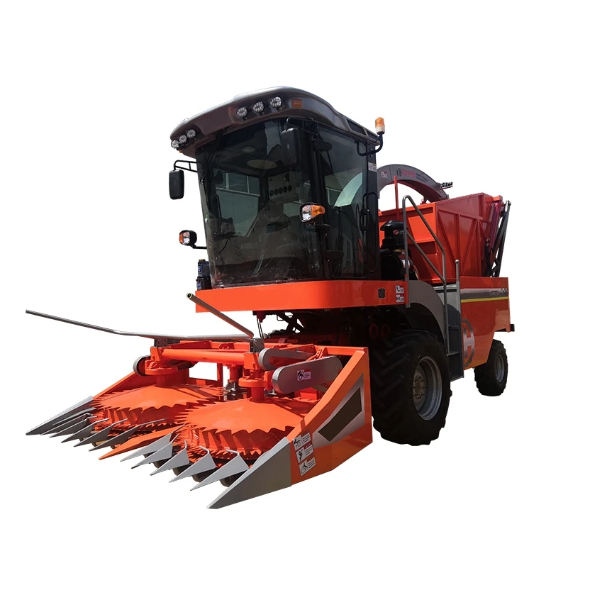 Self-propelled Silage Cotton Harvester 2650mm Cutting Width Automation Forage Harvester